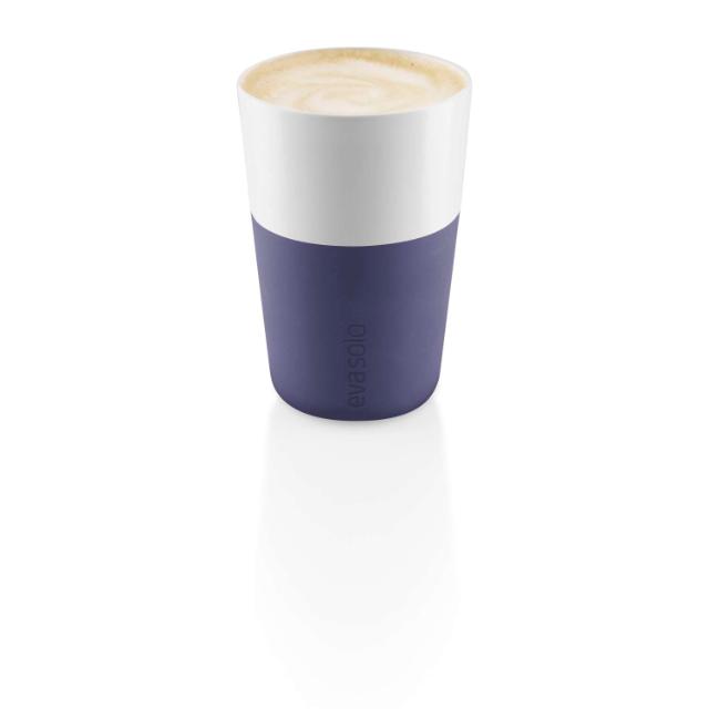 Cafe Latte-becher - 2 stck - Violet blue