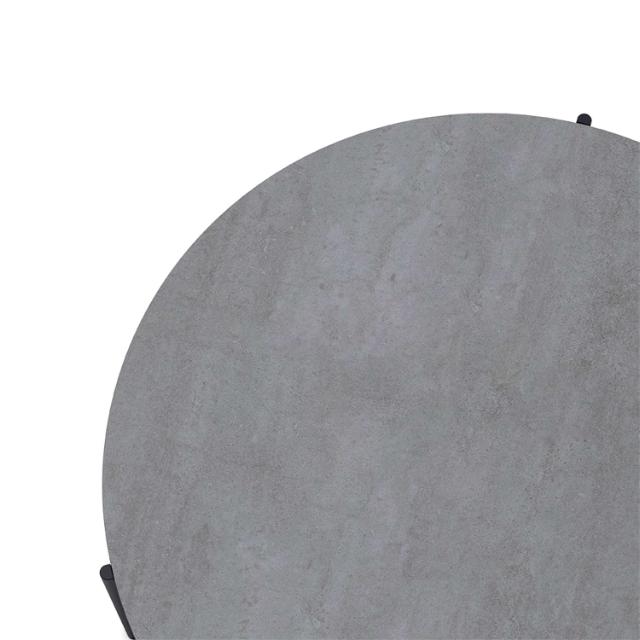 Savoye Couchtisch - Ø90 cm - 42 cm - Ceramic grey