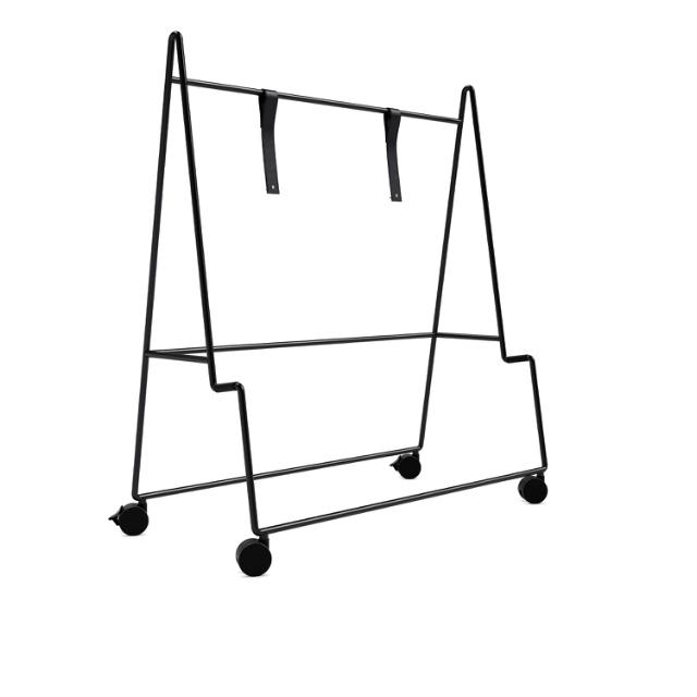 Carry TV-stander med hjul - Black