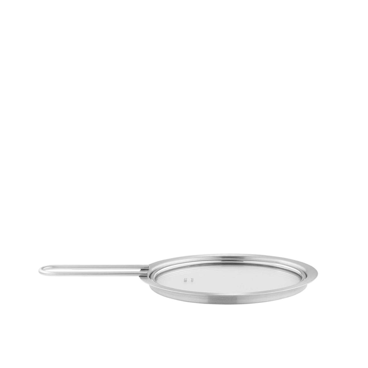 Couvercle - 13 cm - Inox / verre