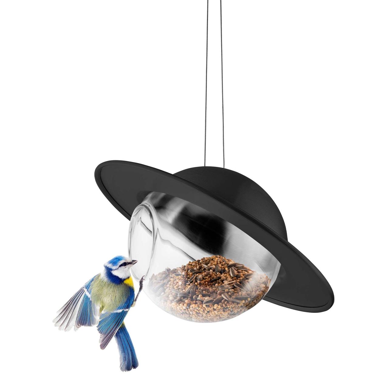 Saturn Bird feeder - Black