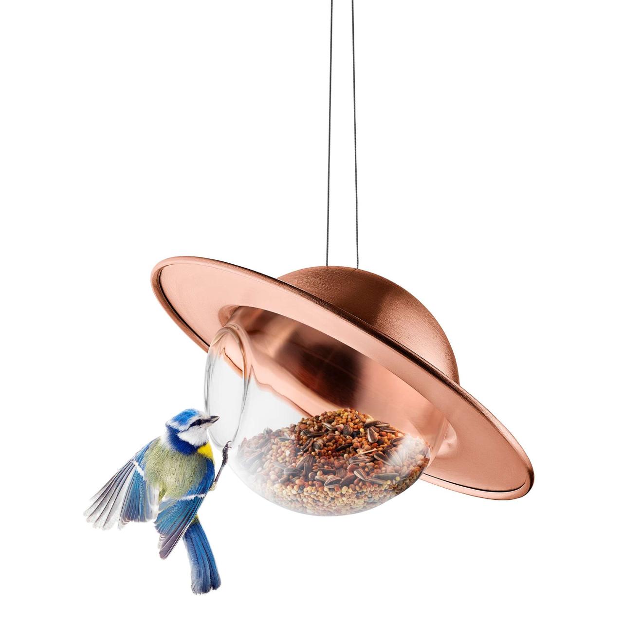 Saturn Bird feeder - Copper