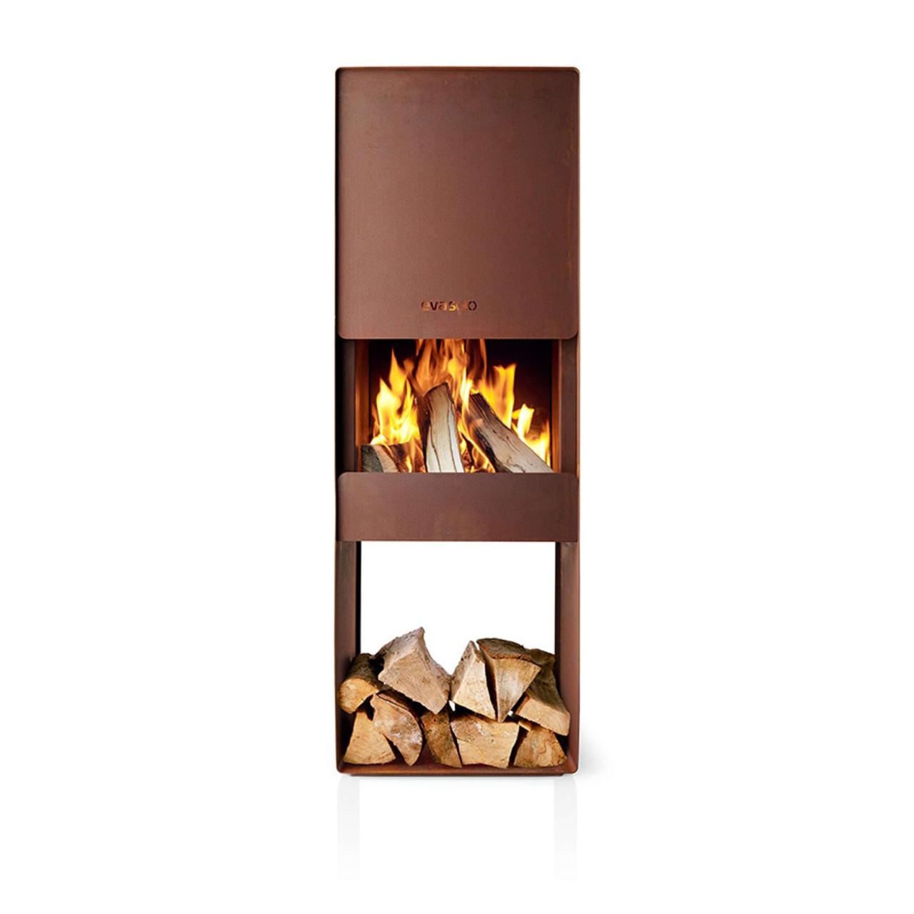 Brasero de jardin FireBox - Acier Corten