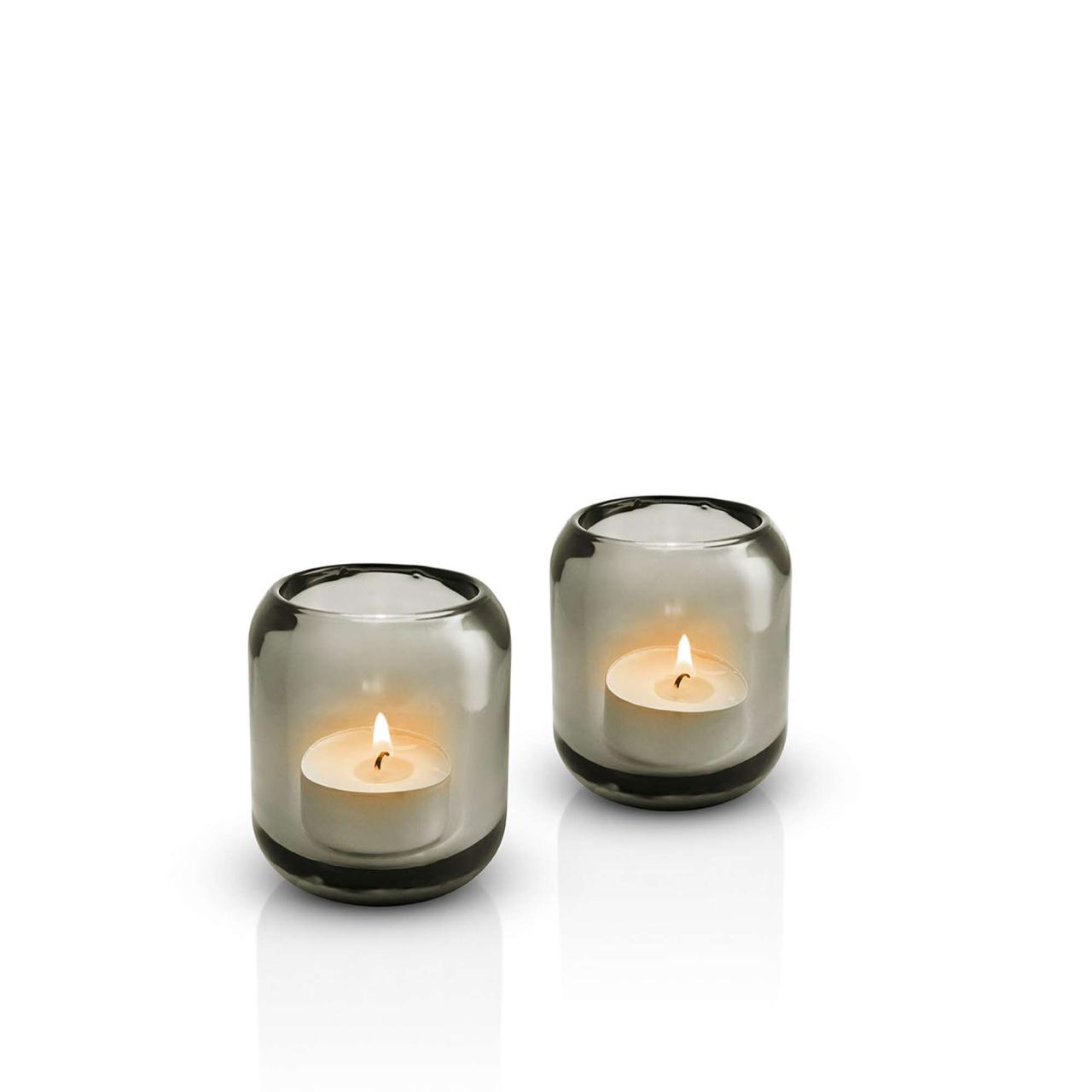 Acorn tealight holder - 2 pcs - Stone