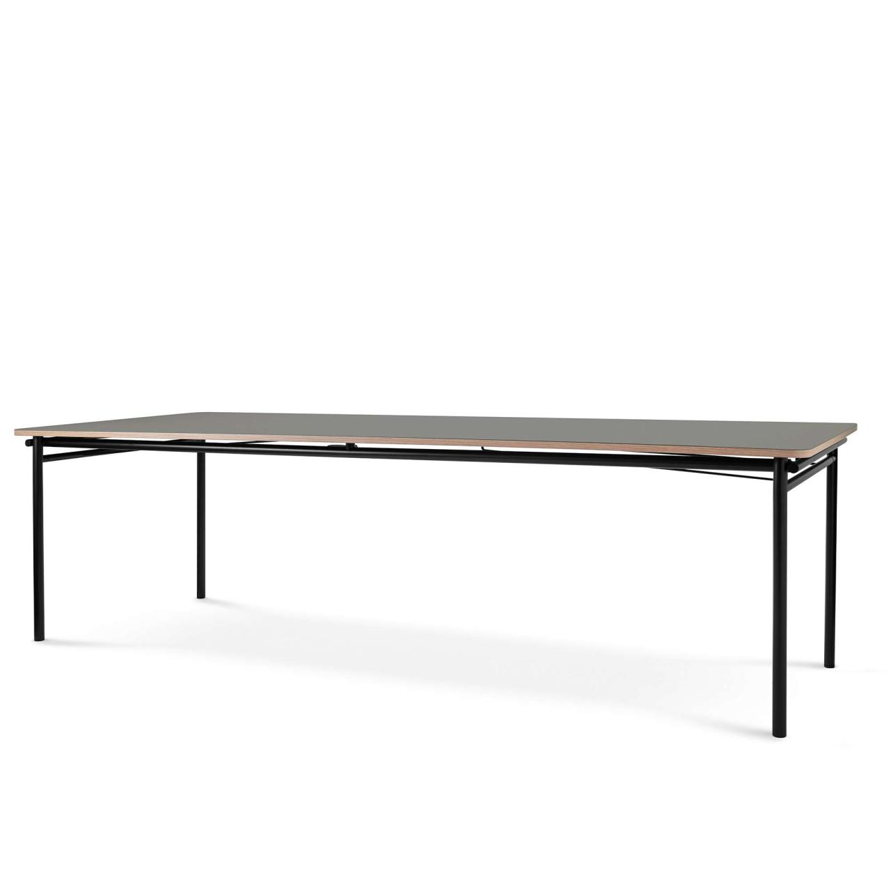 Taffel dining table - Ash - 90x250/370 cm