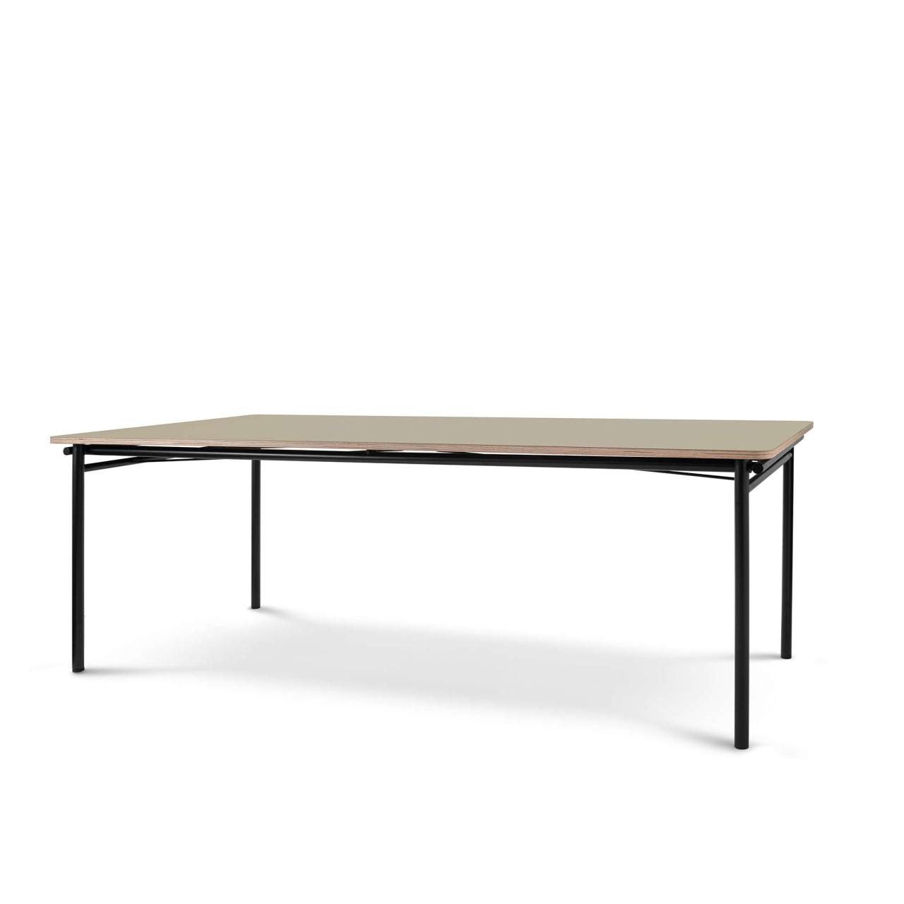 Taffel dining table - Pebble - 90x200/320 cm