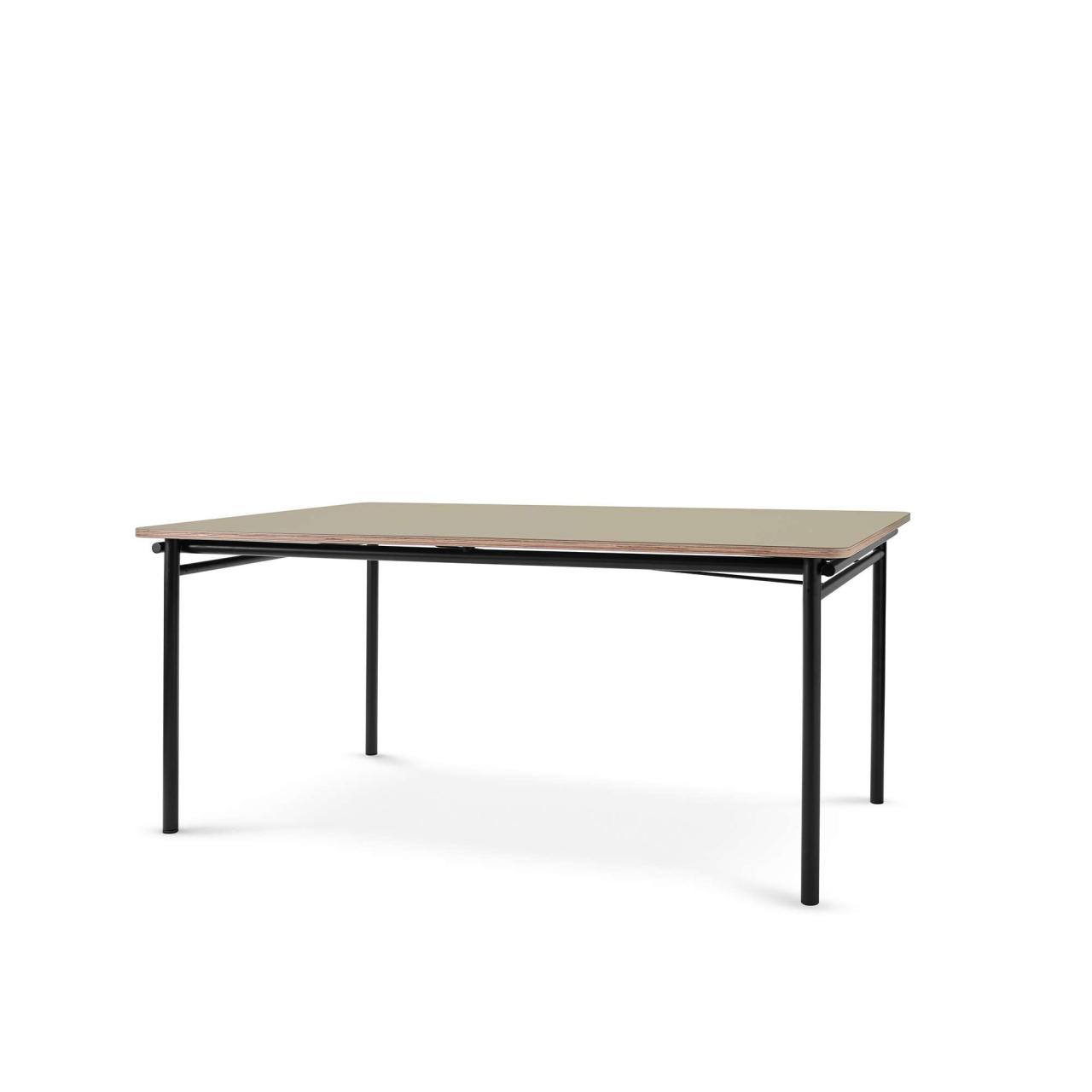 Taffel dining table - Pebble - 90x150/210 cm