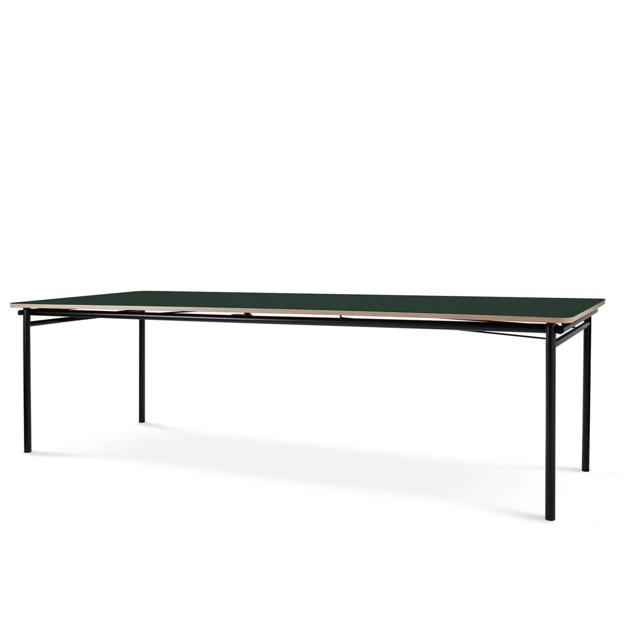 Taffel dining table - Conifer - 90x250/370 cm