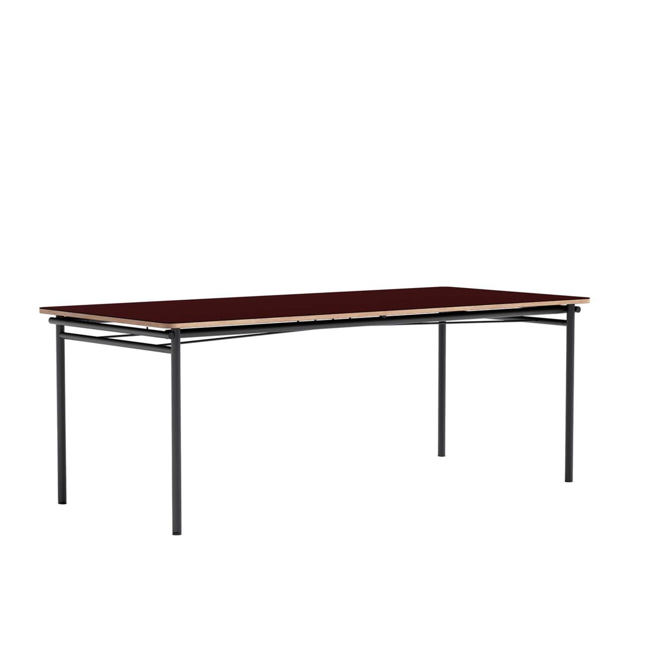 Taffel matbord - Burgundy - 90x200/320 cm