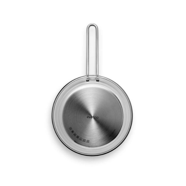 Stainless steel poêle à frire - 24 cm - céramique Slip-Let®️ antiadhésif