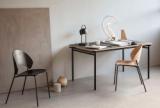 Taffel dining table - Black - 90x150/210 cm