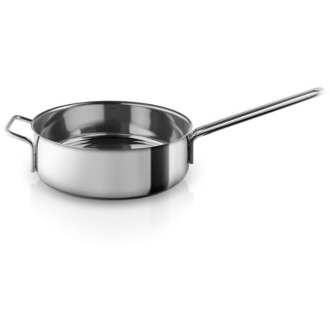 Sauté pan - 24 cm - Stainless steel, No coating