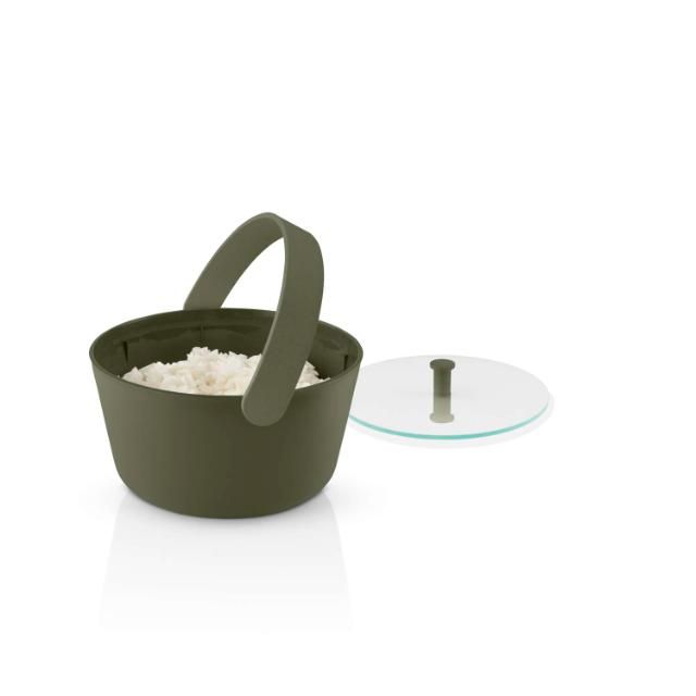 Rice steamer - Green tool - for microwave oven