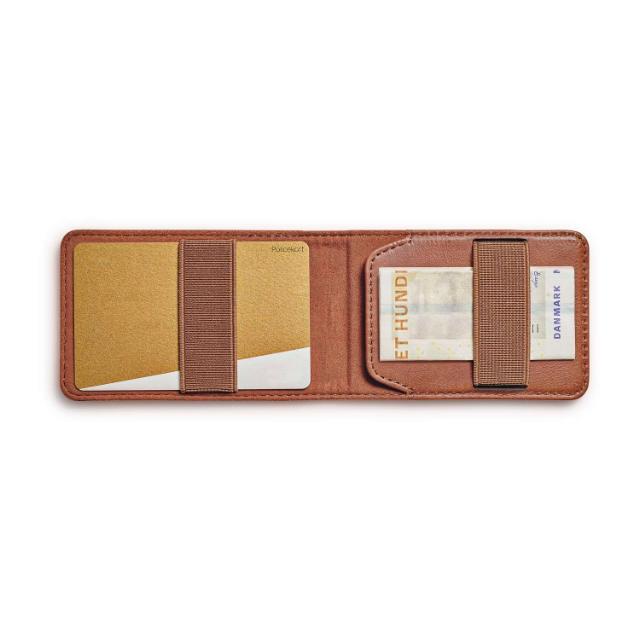 Credit card holder - Leather - Cognac